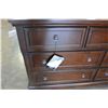 Image 2 : NEW ASHLEY SIGNATURE DARK FINISH DRESSER, MINOR COSMETIC DAMAGE ON CORNER, RETAIL $1699