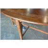 Image 2 : FLOOR MODEL ASHLEY SOFA TABLE WITH MINOR LEG DAMAGE, RETAIL $399
