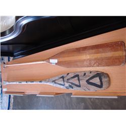 VINTAGE PADDLE AND GREY OWL OAR