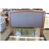 Image 2 : NEW ASHLEY QUEENSIZE LEATHER AND WOOD BEDFRAME RETAIL $1799