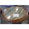 Image 3 : NEW ASHLEY ROUND DINING TABLE WITH DECORATIVE METAL BASE RETAIL $899