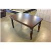 Image 1 : NEW ASHLEY SIGNATURE DESIGN DARK FINISH TALL COFFEE TABLE RETAIL $399