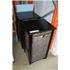 Image 1 : PAIR OF WICKER NIGHTSTANDS