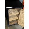 Image 2 : PAIR OF WICKER NIGHTSTANDS