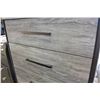 Image 2 : NEW ASHLEY SIGNATURE DESIGN RECLAIMED PATTERN 5 DRAWER CHEST OF DRAWERS, RETAIL $899