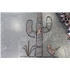 Image 2 : THREE PIECES OF METAL WALL ART