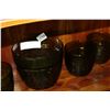 Image 2 : VINTAGE GREEN PLANTER SET