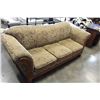 Image 1 : WOOD FRAMED UPHOLSTERED SOFA