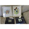 Image 1 : PAIR OF JACKSON WATER COLORS AND PAIR OF FOIL PICTURES