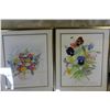 Image 2 : PAIR OF JACKSON WATER COLORS AND PAIR OF FOIL PICTURES