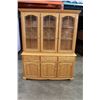 Image 1 : WOOD WORKS 2 PIECE CHINA CABINET