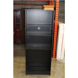 BLACK SIX FOOT BOOKSHELF