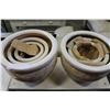 Image 2 : TWO 3 PIECE PLANTER POT SETS