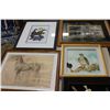Image 3 : TOTE OF FIRST NATIONS AND OTHER PRINTS AND SHELL AND FEATHER ART
