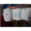 Image 2 : VINTAGE HAND PAINTED MANTLE CLOCK AND SMALL WEST GERMAN CLOCK
