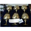 Image 2 : BRASS GOBLETS IN VELVET CASE
