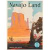 Image 1 : Santa Fe, NAVAJO LANDS, a colour poster for Santa Fe by Elms with additional notation of Arizon...