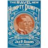 Image 1 : Jas R. Adams The Clown, THE RAVEL NEW HUMPTY DUMPTY, a colour lithographic poster. The Humpty D...