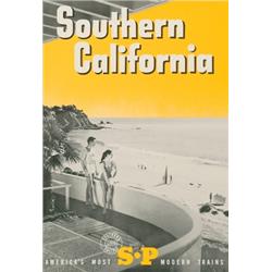 Southern Pacific Lines, SOUTHERN CALIFORNIA, a colour and half tone poster for Southern Pacific...