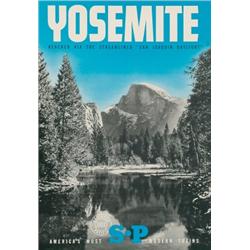 Southern Pacific Lines, YOSEMITE, a colour and half tone poster for Southern Pacific Lines anno...