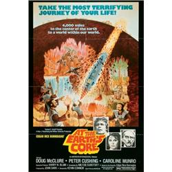 At the Earth's Core, 1976, American International Release (U.S.). Folded. Condition A-., 41"...