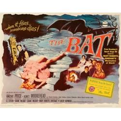 The Bat, 1959, Allied Artists (U.S.). Folded. Condition B., 22" x 28" - 55.9 x 71.1 cm., Es...