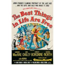 The Best Things in Life Are Free, 1956, 20th Century Fox (U.S.) Starring Ernest Borgnine., Fo...