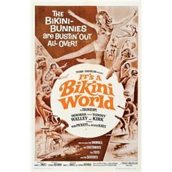 It's A Bikini World, 1967, Trans American (U.S.). Folded. Condition B., 41" x 27" - 104.1 x 6...