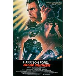 Blade Runner, 1982, Warner Brothers (U.S.). Folded. Condition A., 41" x 27" - 104.1 x 68.6 cm...