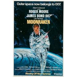 Moonraker, 1979, United Artists (U.S.). Folded. Condition B-. Two posters sold together, one ad...