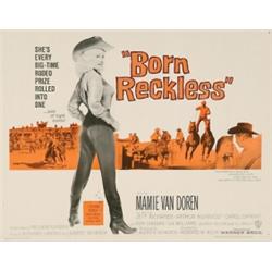 Born Reckless, 1959, Warner Brothers (U.S.). Rolled. Condition B., 22" x 28" - 55.9 x 71.1 cm...