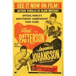 Boxing Movie, 1959, United Artist (U.S.) Official World's Heavyweight Championship Fight Films....