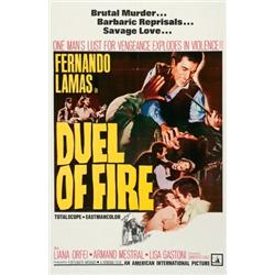 Duel of Fire, [1962] American International Pictures (U.S.). Folded. Condition A-41" x 27" - 10...