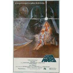 Star Wars, 1977, Lucasfilms/20th Century Fox (U.S.). Folded. Condition A., 41" x 27" - 104.1...