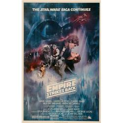 Star Wars The Empire Strikes Back, 1980, 20th Century Fox (U.S.). Folded. Condition B., 41" x...