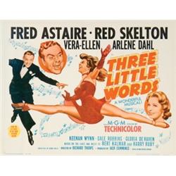Three Little Words, 1963, Metro Goldwyn Mayer (U.S.). Musical with Fred Astaire. Rolled. Condit...