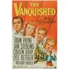 Image 1 : The Vanquished, 1953, A Paramount Picture (U.S.). Folded. Condition B with, some creasing....
