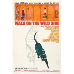 Walk on the Wild Side, 1962, Columbia Pictures (U.S.). Folded. Condition A-., 41" x 27" - 104...
