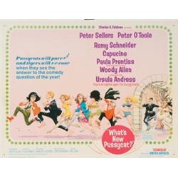 What's New Pussycat, 1965, United Artists (U.S.). Rolled. Condition C., 22" x 28" - 55.9 x 71...