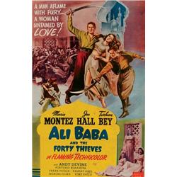 [Ali Baba and the Forty Thieves], A group of 8 items sold together including 7 lobby cards for...