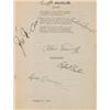 Image 1 : Autograph Script of Union Pacific, An original script of Union Pacific signed by C.B. DeMille,...