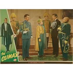 The Climax, A group of 7 lobby cards for this 1944 Boris Karloff film. Condition B with remnant...