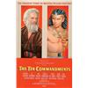 Image 1 : The Ten Commandments, Paramount Pictures (U.S.) Folded. Condition C- laid down on card with spl...