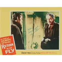 [Autographed Lobby Cards], A group of 7 lobby cards autographed by various stars including: Ray...
