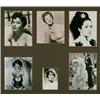 Image 1 : [Hollywood Actresses Autographed Photographs], A group of autographed photographs including: Gi...