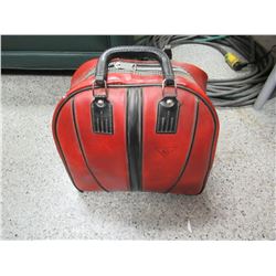 Vintage Bowling Ball & Bag