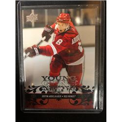 UPPER DECK YOUNG GUNS JUSTIN ABDELKADER HOCKEY CARD