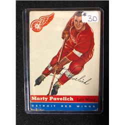 1954-55 Topps Detroit Red Wings Hockey Card #34