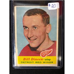 1957-58 TOPPS HOCKEY CARD BILL DINEEN #49