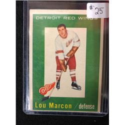 1959-60 TOPPS #49 LOU MARCON ROOKIE CARD